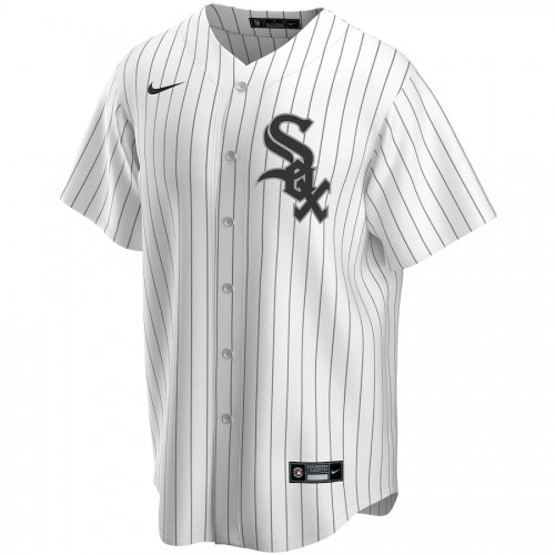 Men's Chicago White Sox Nike White Black Home 2020 Jersey Men's Chicago White Sox Nike White Black Home 2020 Jersey
