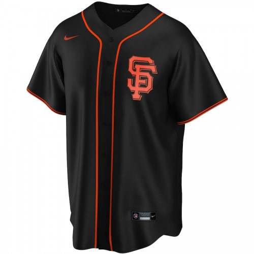 Men's San Francisco Giants Nike Black Alternate 2020 Jersey Men's San Francisco Giants Nike Black Alternate 2020 Jersey