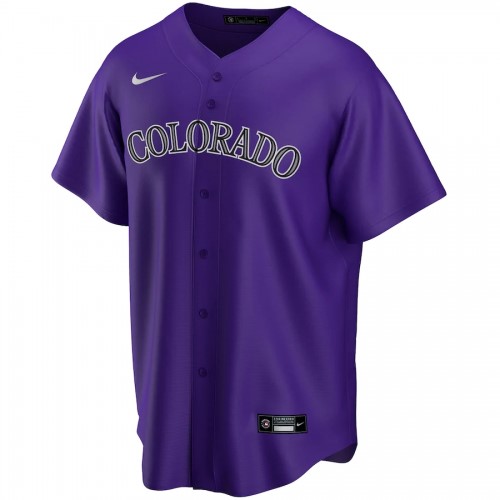Men's Colorado Rockies Nike Purple 2020 Alternate Jersey Men's Colorado Rockies Nike Purple 2020 Alternate Jersey