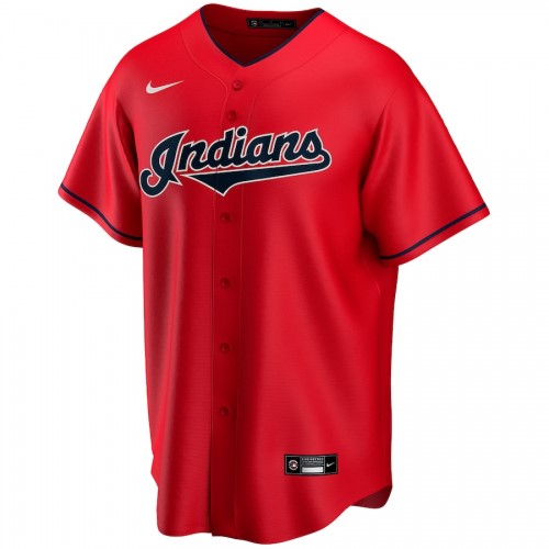 Men's Cleveland Indians Nike Red Alternate 2020 Jersey Men's Cleveland Indians Nike Red Alternate 2020 Jersey