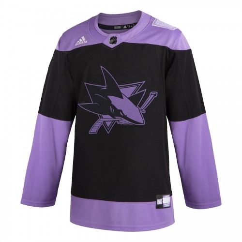 Men's San Jose Sharks Logan Couture #39 adidas Black Hockey Fights Cancer Practice Jersey Men's San Jose Sharks Logan Couture #39 adidas Black Hockey Fights Cancer Practice Jersey
