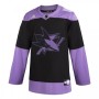 Men's San Jose Sharks Logan Couture #39 adidas Black Hockey Fights Cancer Practice Jersey Men's San Jose Sharks Logan Couture #39 adidas Black Hockey Fights Cancer Practice Jersey