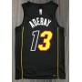 Men's Miami Heat Bam Adebayo #13 Nike Black 2021/22 Swingman Jersey - City Edition Men's Miami Heat Bam Adebayo #13 Nike Black 2021/22 Swingman Jersey - City Edition