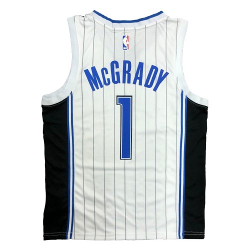 Men's Orlando Magic Tracy McGrady #1 Nike White 2020/21 Swingman NBA Jersey - Association Edition Men's Orlando Magic Tracy McGrady #1 Nike White 2020/21 Swingman NBA Jersey - Association Edition