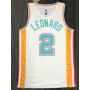 Men's San Antonio Spurs Kawhi Leonard #2 Nike White 2021/22 Swingman Jersey - City Edition Men's San Antonio Spurs Kawhi Leonard #2 Nike White 2021/22 Swingman Jersey - City Edition