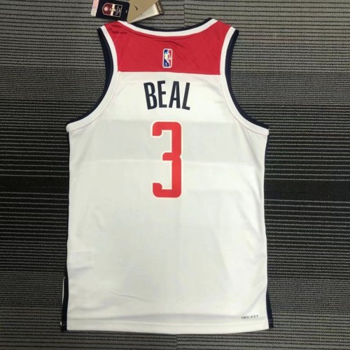 Men's Washington Wizards Bradley Beal #3 Nike White 21/22 Swingman NBA Jersey - Association Edition Men's Washington Wizards Bradley Beal #3 Nike White 21/22 Swingman NBA Jersey - Association Edition