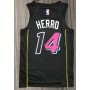 Men's Miami Heat Tyler Herro #14 Nike Black 2021/22 Swingman Jersey - City Edition Men's Miami Heat Tyler Herro #14 Nike Black 2021/22 Swingman Jersey - City Edition