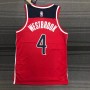 Men's Washington Wizards Russell Westbrook #4 Nike Red 2021/22 Swingman NBA Jersey - Icon Edition Men's Washington Wizards Russell Westbrook #4 Nike Red 2021/22 Swingman NBA Jersey - Icon Edition