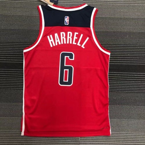 Men's Washington Wizards Montrezl Harrell #6 Nike Red 2021/22 Swingman NBA Jersey - Icon Edition Men's Washington Wizards Montrezl Harrell #6 Nike Red 2021/22 Swingman NBA Jersey - Icon Edition