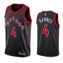 Men's Toronto Raptors Scottie Barnes #4 Jordan Black Swingman NBA Jersey - Statement Edition Men's Toronto Raptors Scottie Barnes #4 Jordan Black Swingman NBA Jersey - Statement Edition