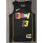Men's Miami Heat Bam Adebayo #13 Nike Black 2021/22 Swingman Jersey - City Edition Men's Miami Heat Bam Adebayo #13 Nike Black 2021/22 Swingman Jersey - City Edition