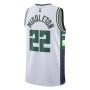 Men's Milwaukee Bucks Khris Middleton #22 Nike White 2021/22 Swingman NBA Jersey - City Edition Men's Milwaukee Bucks Khris Middleton #22 Nike White 2021/22 Swingman NBA Jersey - City Edition