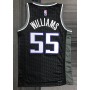 Men's Sacramento Kings Jason Williams #55 Jordan Black 2021/22 Swingman NBA Jersey - City Edition Men's Sacramento Kings Jason Williams #55 Jordan Black 2021/22 Swingman NBA Jersey - City Edition