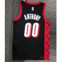 Men's Portland Trail Blazers Carmelo Anthony #00 Nike Black 2021/22 Swingman NBA Jersey-City Edition Men's Portland Trail Blazers Carmelo Anthony #00 Nike Black 2021/22 Swingman NBA Jersey-City Edition