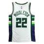Men's Milwaukee Bucks Khris Middleton #22 Nike White 2021/22 Swingman NBA Jersey - City Edition Men's Milwaukee Bucks Khris Middleton #22 Nike White 2021/22 Swingman NBA Jersey - City Edition
