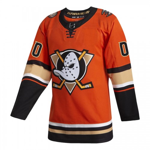 Men's Anaheim Ducks Trevor Zegras #46 adidas Orange Alternate Authentic Jersey Men's Anaheim Ducks Trevor Zegras #46 adidas Orange Alternate Authentic Jersey