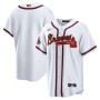 Men's Atlanta Braves Nike White 2022 Gold Program Blank Jersey Men's Atlanta Braves Nike White 2022 Gold Program Blank Jersey