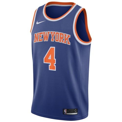 Men's New York Knicks Derrick Rose #4 Nike Blue 2020/21 Swingman Jersey - Icon Edition Men's New York Knicks Derrick Rose #4 Nike Blue 2020/21 Swingman Jersey - Icon Edition
