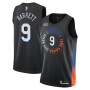 Men's New York Knicks RJ Barrett #9 Nike Black 2020/21 Swingman Jersey - City Edition Men's New York Knicks RJ Barrett #9 Nike Black 2020/21 Swingman Jersey - City Edition