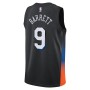 Men's New York Knicks RJ Barrett #9 Nike Black 2020/21 Swingman Jersey - City Edition Men's New York Knicks RJ Barrett #9 Nike Black 2020/21 Swingman Jersey - City Edition
