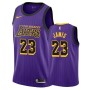 Men's Los Angeles Lakers LeBron James #23 Nike Purple 2018/19 Swingman Jersey - City Edition Men's Los Angeles Lakers LeBron James #23 Nike Purple 2018/19 Swingman Jersey - City Edition