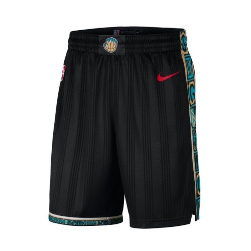Men's Memphis Grizzlies Nike Black 2020/21 Swingman Short - City Edition Men's Memphis Grizzlies Nike Black 2020/21 Swingman Short - City Edition