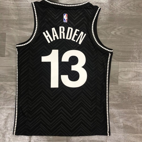 Men's Brooklyn Nets James Harden #13 Nike Black 2020/21 Swingman Player Jersey – Earned Edition Men's Brooklyn Nets James Harden #13 Nike Black 2020/21 Swingman Player Jersey – Earned Edition