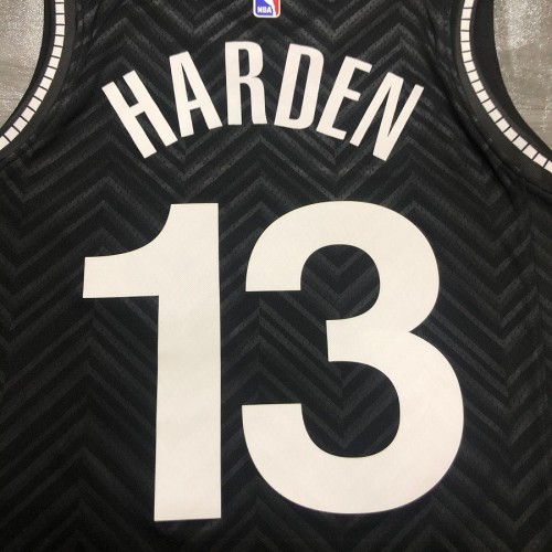 Men's Brooklyn Nets James Harden #13 Nike Black 2020/21 Swingman Player Jersey – Earned Edition Men's Brooklyn Nets James Harden #13 Nike Black 2020/21 Swingman Player Jersey – Earned Edition