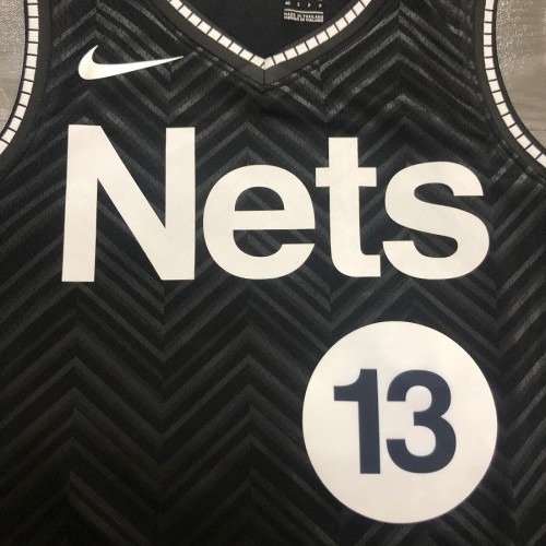 Men's Brooklyn Nets James Harden #13 Nike Black 2020/21 Swingman Player Jersey – Earned Edition Men's Brooklyn Nets James Harden #13 Nike Black 2020/21 Swingman Player Jersey – Earned Edition
