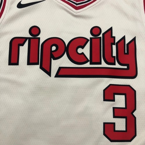 Men's Portland Trail Blazers C.J McCollum Nike Cream 2019/20 Finished Swingman Jersey - City Edition Men's Portland Trail Blazers C.J McCollum Nike Cream 2019/20 Finished Swingman Jersey - City Edition