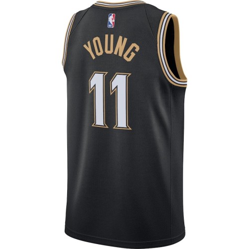 Men's Atlanta Hawks Trae Young Nike Black 2020/21 Swingman Jersey - City Edition Men's Atlanta Hawks Trae Young Nike Black 2020/21 Swingman Jersey - City Edition