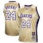 Men's Los Angeles Lakers Kobe Bryant #24 Throwback Gold Hall of Fame Class of 2020 Jersey