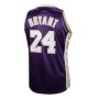 Men's Los Angeles Lakers Kobe Bryant #24 Throwback Purple Hall of Fame Class of 2020 Jersey