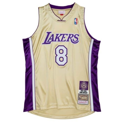 Men's Los Angeles Lakers Kobe Bryant #8 Throwback Gold Hall of Fame Class of 2020 Jersey Men's Los Angeles Lakers Kobe Bryant #8 Throwback Gold Hall of Fame Class of 2020 Jersey