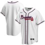 Men's Atlanta Braves Nike White Home Team Jersey Men's Atlanta Braves Nike White Home Team Jersey