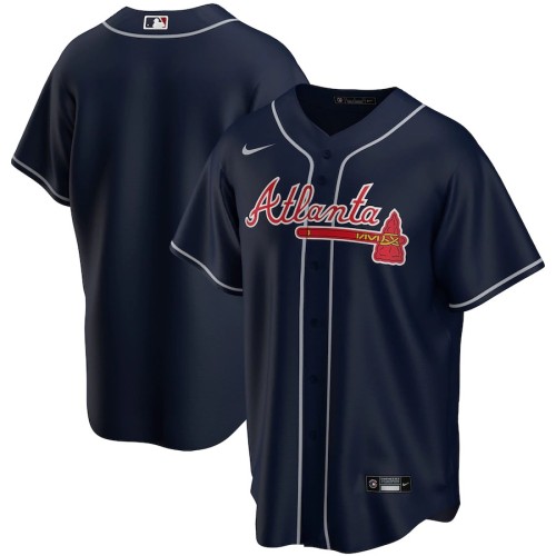 Men's Atlanta Braves Nike Navy Alternate Team Jersey Men's Atlanta Braves Nike Navy Alternate Team Jersey