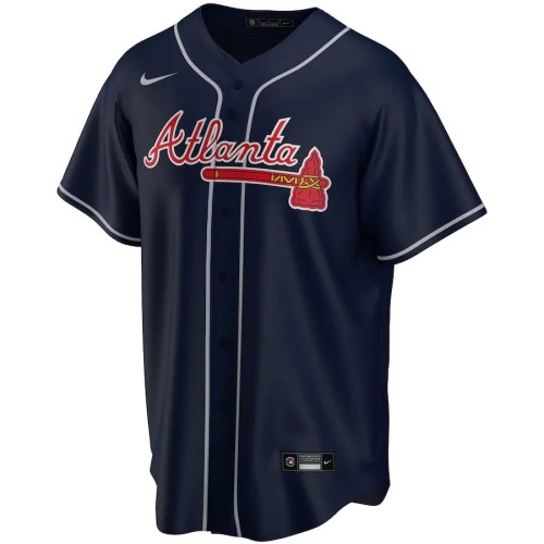 Men's Atlanta Braves Nike Navy Alternate Team Jersey Men's Atlanta Braves Nike Navy Alternate Team Jersey