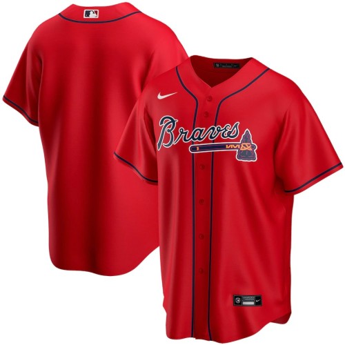 Men's Atlanta Braves Nike Red Alternate Team Jersey Men's Atlanta Braves Nike Red Alternate Team Jersey
