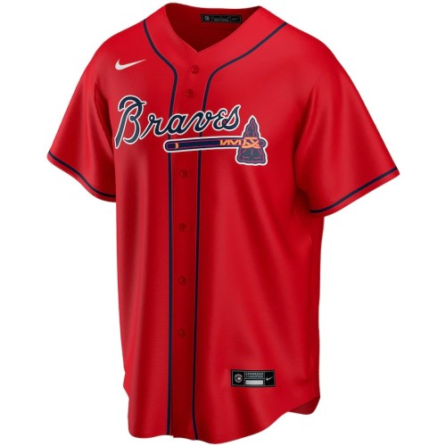 Men's Atlanta Braves Nike Red Alternate Team Jersey Men's Atlanta Braves Nike Red Alternate Team Jersey