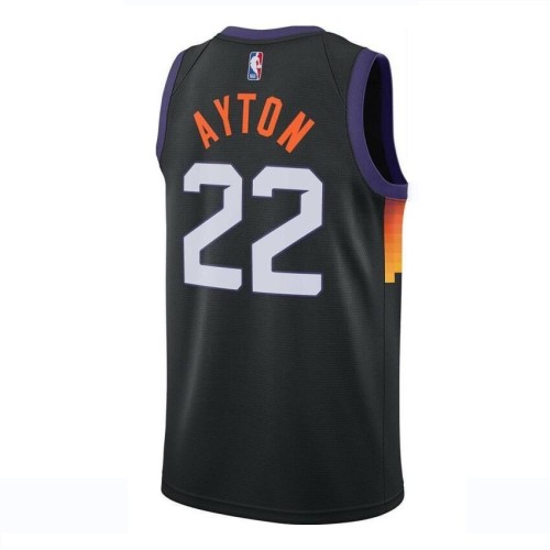 Men's Phoenix Suns DeAndre Ayton #22 Nike Black 2021 Swingman Jersey - City Edition Men's Phoenix Suns DeAndre Ayton #22 Nike Black 2021 Swingman Jersey - City Edition