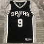 Men's San Antonio Spurs Tony Parker #9 Nike Black 2020/21 Swingman Jersey - Icon Edition Men's San Antonio Spurs Tony Parker #9 Nike Black 2020/21 Swingman Jersey - Icon Edition