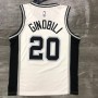 Men's San Antonio Spurs Manu Ginobili #20 Nike White 2020/21 Swingman Jersey - Association Edition Men's San Antonio Spurs Manu Ginobili #20 Nike White 2020/21 Swingman Jersey - Association Edition