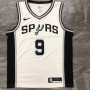 Men's San Antonio Spurs Tony Parker #9 Nike White 2020/21 Swingman Jersey - Association Edition Men's San Antonio Spurs Tony Parker #9 Nike White 2020/21 Swingman Jersey - Association Edition