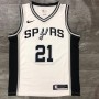Men's San Antonio Spurs Tim Duncan #21 Nike White 2020/21 Swingman Jersey - Association Edition Men's San Antonio Spurs Tim Duncan #21 Nike White 2020/21 Swingman Jersey - Association Edition