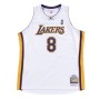 Men's Los Angeles Lakers Kobe Bryant #8 Throwback White 2003-04 Hardwood Classics Jersey Men's Los Angeles Lakers Kobe Bryant #8 Throwback White 2003-04 Hardwood Classics Jersey