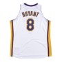 Men's Los Angeles Lakers Kobe Bryant #8 Throwback White 2003-04 Hardwood Classics Jersey Men's Los Angeles Lakers Kobe Bryant #8 Throwback White 2003-04 Hardwood Classics Jersey
