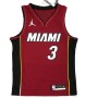 Men's Miami Heat Dwyane Wade #3 Jordan Red 20/21 Swingman Player Jersey - Statement Edition Men's Miami Heat Dwyane Wade #3 Jordan Red 20/21 Swingman Player Jersey - Statement Edition