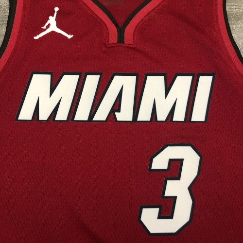 Men's Miami Heat Dwyane Wade #3 Jordan Red 20/21 Swingman Player Jersey - Statement Edition Men's Miami Heat Dwyane Wade #3 Jordan Red 20/21 Swingman Player Jersey - Statement Edition