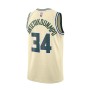 Men's Milwaukee Bucks Giannis Antetokounmpo #34 Nike Cream City Swingman Jersey - City Edition Men's Milwaukee Bucks Giannis Antetokounmpo #34 Nike Cream City Swingman Jersey - City Edition