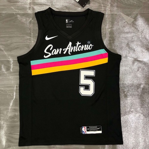 Men's San Antonio Spurs Murray #5 Nike Black 20/21 Swingman Jersey-City Edition Men's San Antonio Spurs Murray #5 Nike Black 20/21 Swingman Jersey-City Edition